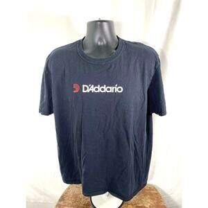 D’Addario Guitar Strings Logo T-Shirt Black XL